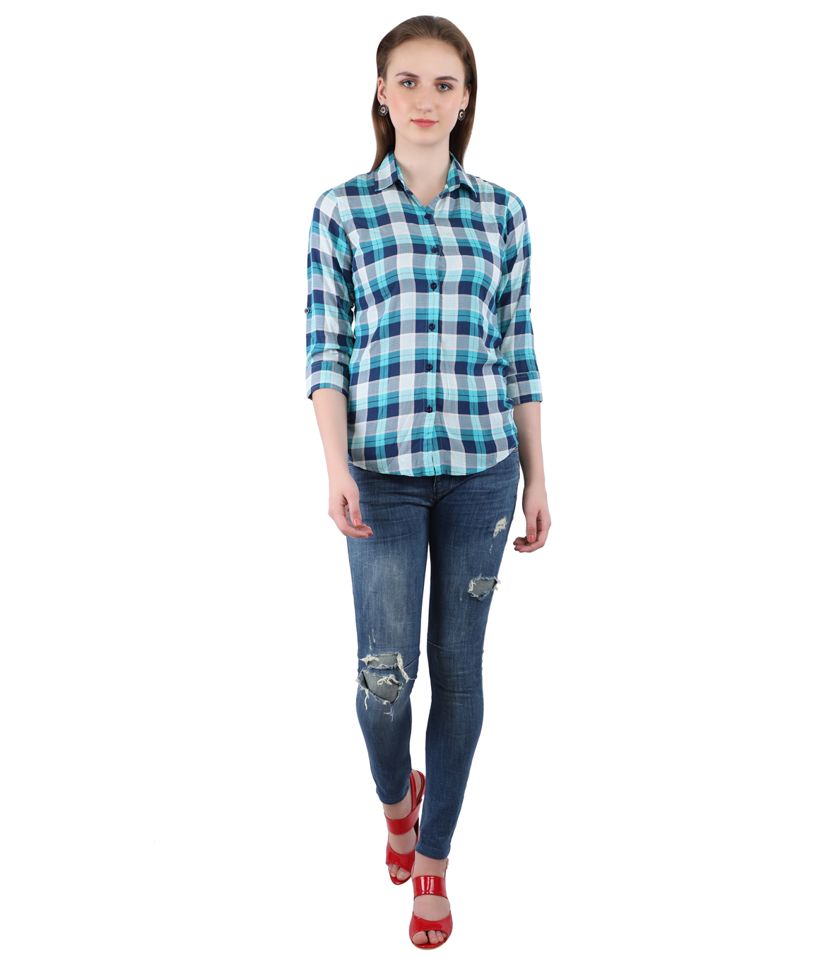 Swag  Imported  Streachable Fabric Cotton Top For Women