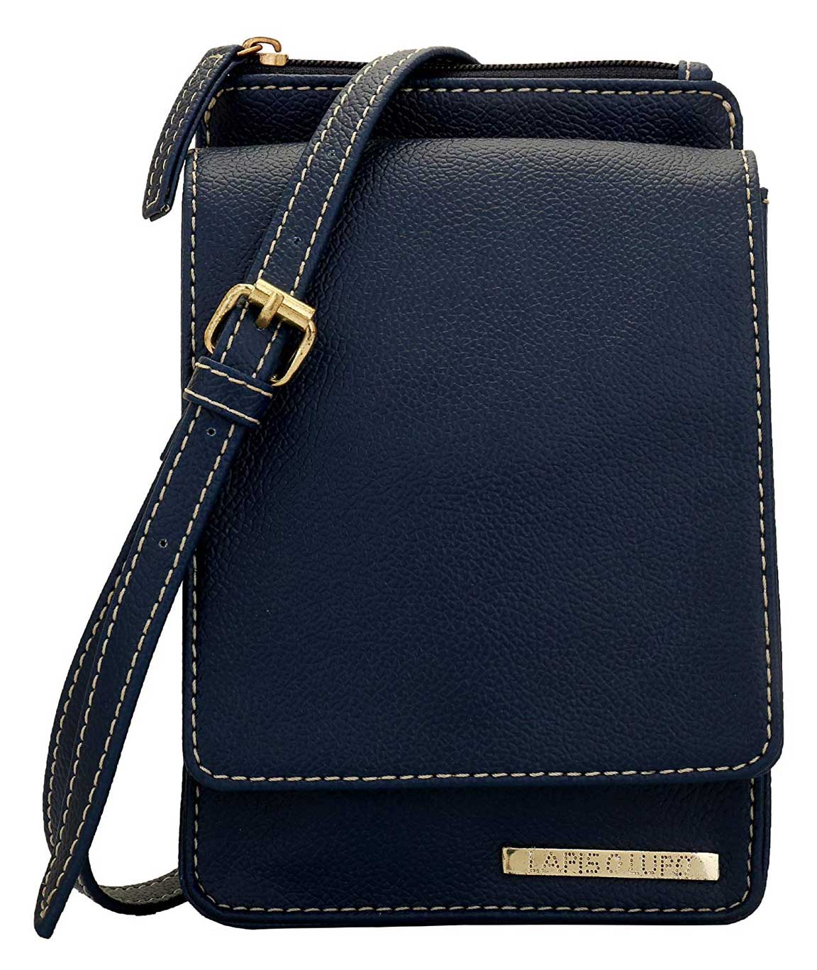 Lapis O Lupo Bleue Women’s Mobile Sling Bag (Blue)