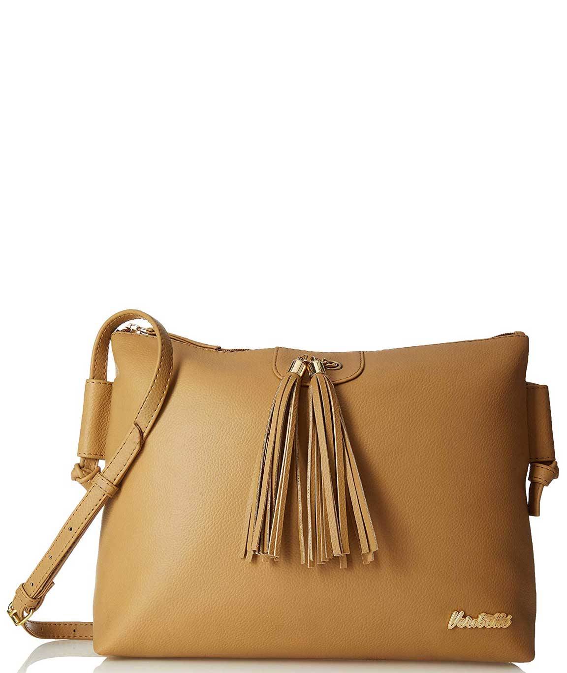 Verobelle Women`s Sling Bag (Beige)