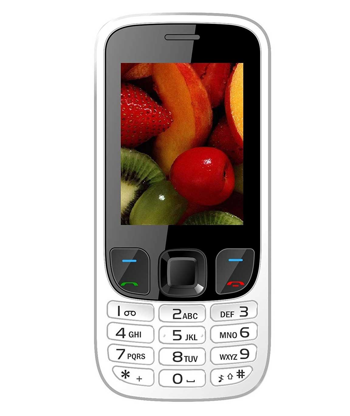 IKALL K6303 Basic Feature Phone (White, 64MB)