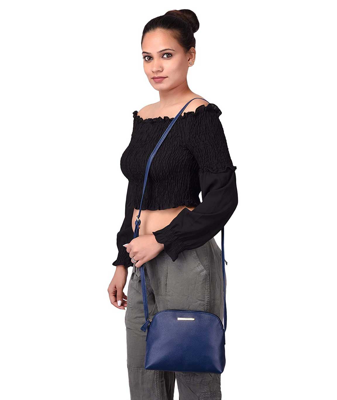 Lapis O Lupo Woeful Womens Sling Bag (Blue)