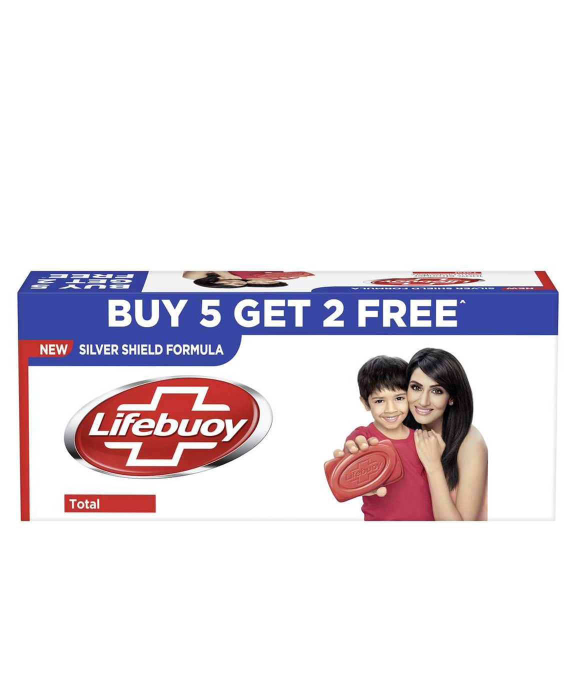 Lifebuoy Total Soap, 125 gm (Pack of 7) with (Buy 5 Get 2 Free)