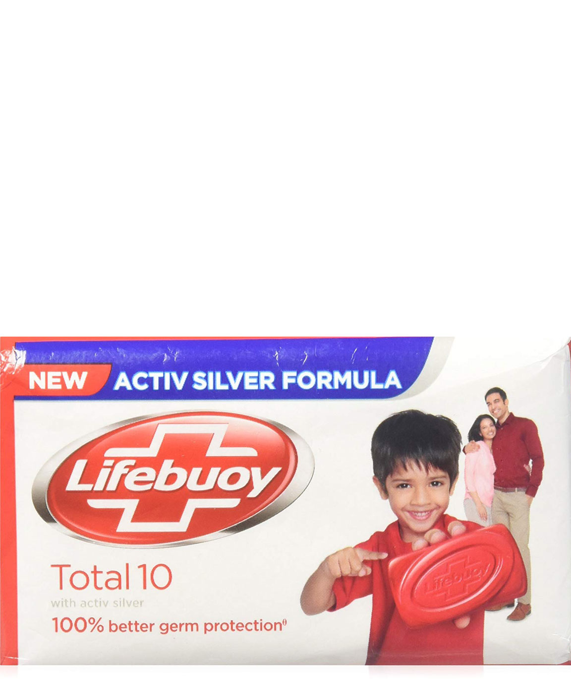 Lifebuoy Total 10 With Active silver formula Soap Bar 125gm - Pack of 6