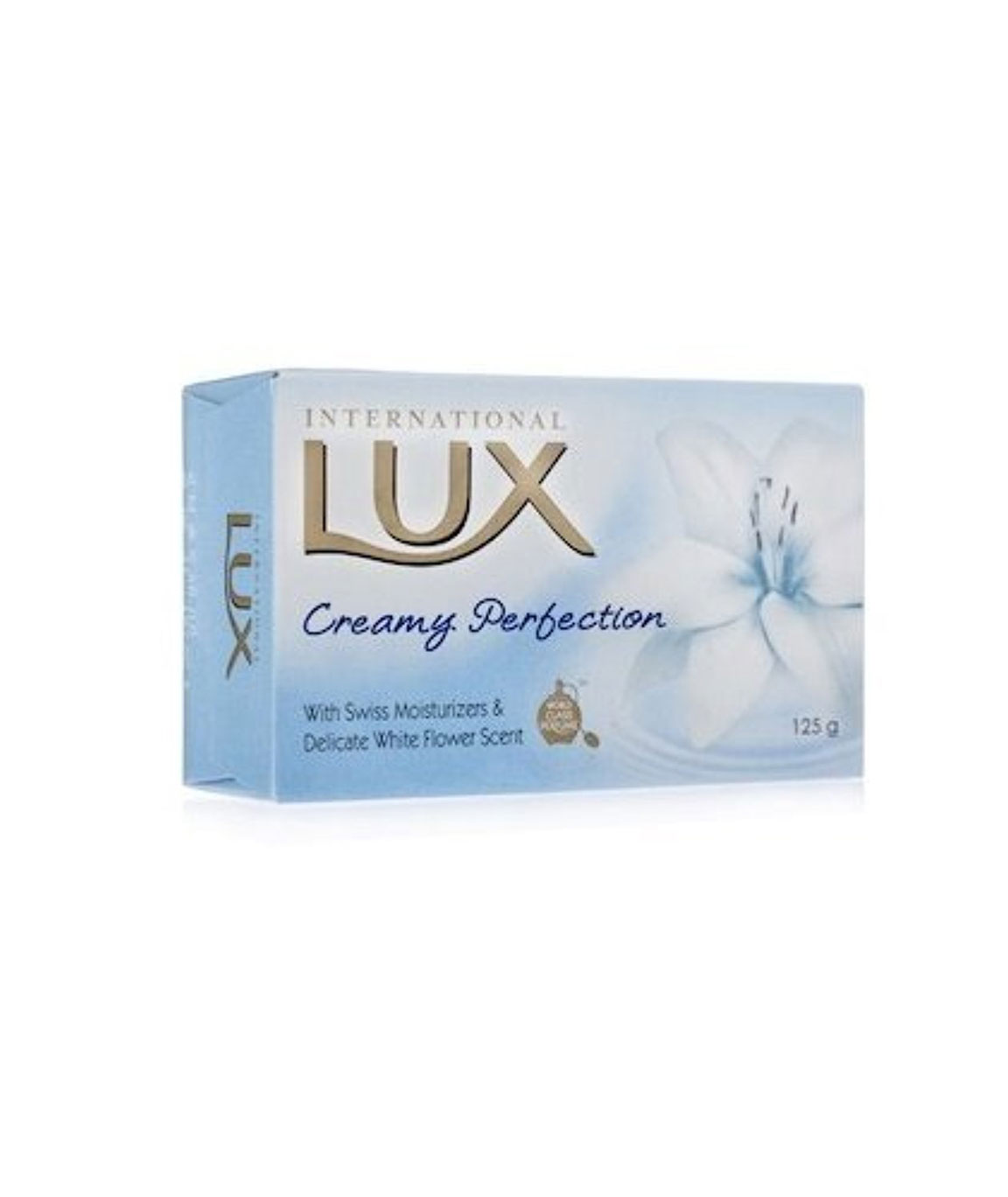 Lux International Creamy White Soap, 125g (Pack of 3)