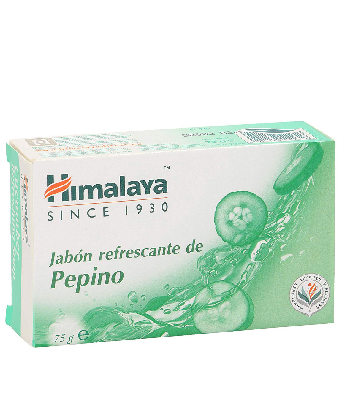 Himalaya Herbals Refreshing Cucumber Soap & Coconut Soap, 75gm