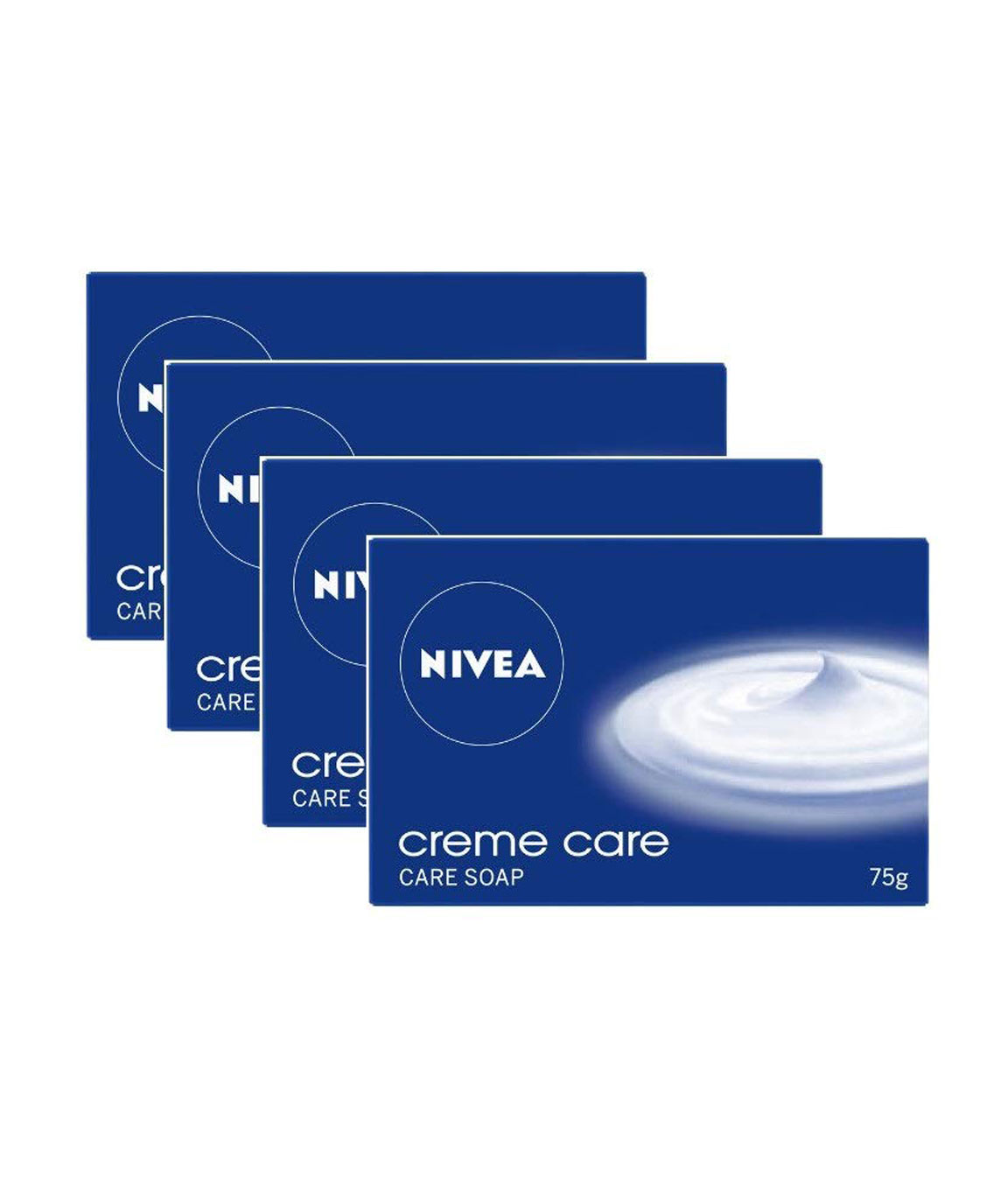 NIVEA Soap, Creme Care, 75gm (4 Pieces)