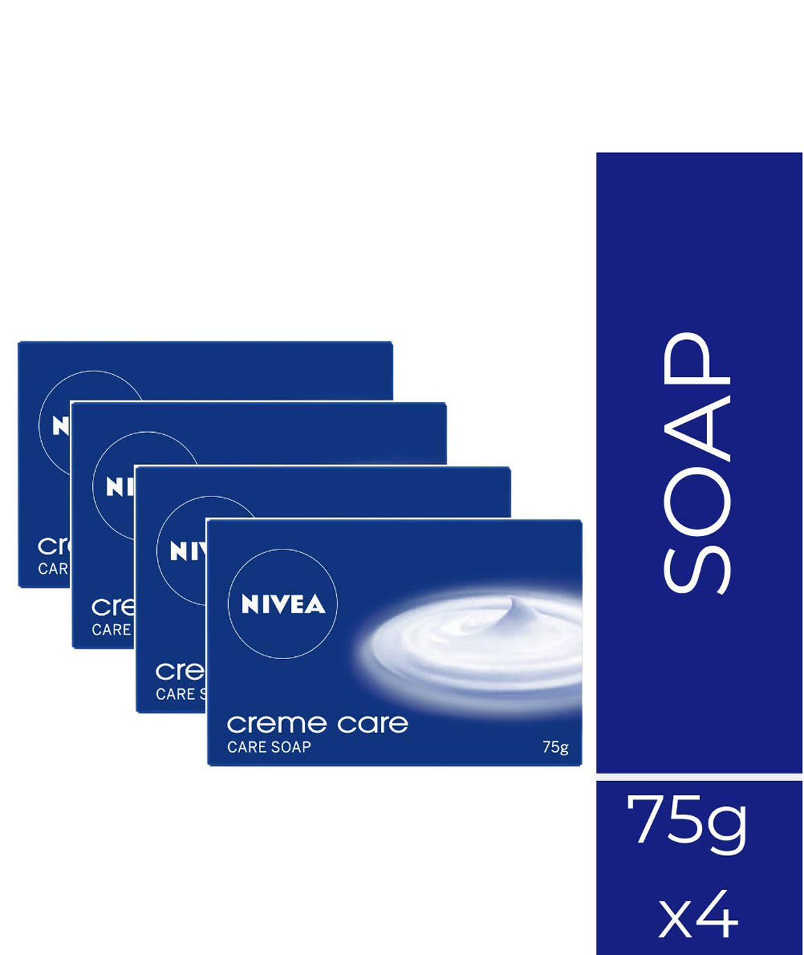 Nivea Creme Care Soap, 75gm (Buy 3 get 1)