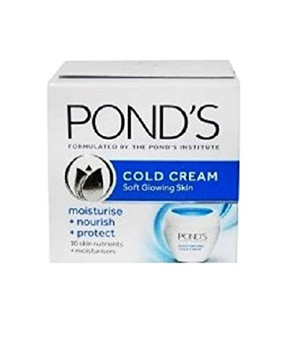 PONDS Moisturising Cold Cream, 55ml with Free Vaseline Intensive Care Deep Restore Body Lotion, 20ml