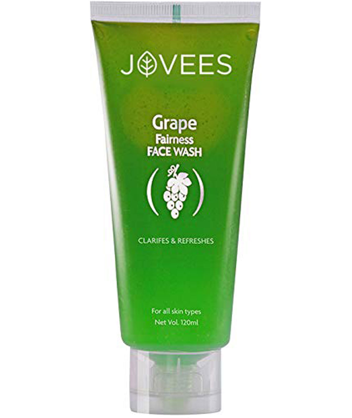 Jovees Clarifying Fairness Face Wash with Grape, 120ml