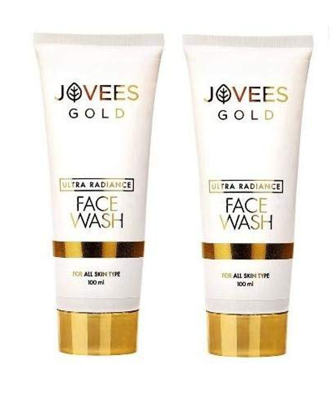 Jovees Ultra Radiance 24K Gold Face Wash (100 gm)-Pack of 2