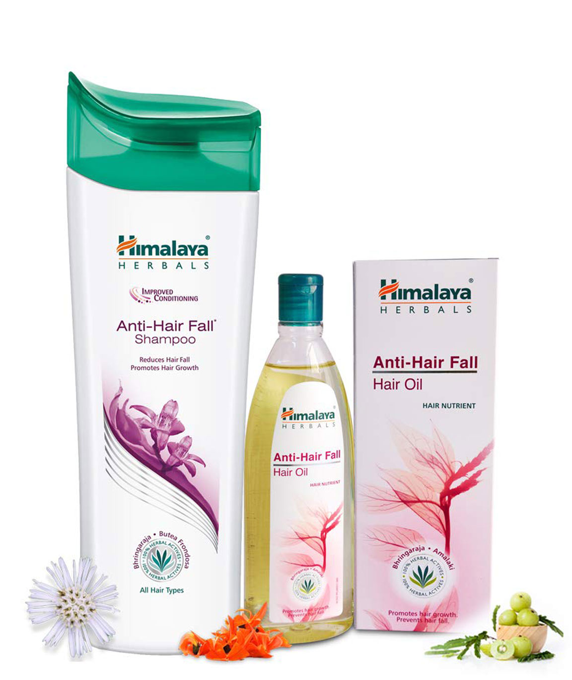 Himalaya Herbals Anti Hair Fall Shampoo, 400ml and Himalaya Herbals Anti Hair Fall Hair Oil, 200ml
