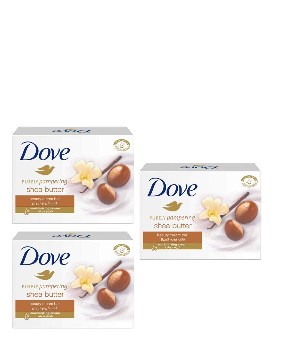 Dove shea butter bar 135gm (pack of 3) imported