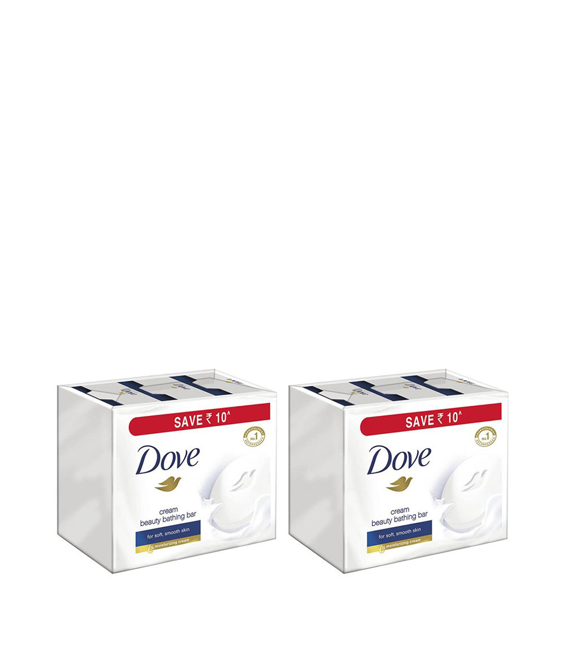Dove Cream Beauty Bathing Bars 3x100gm (Pack of 2)