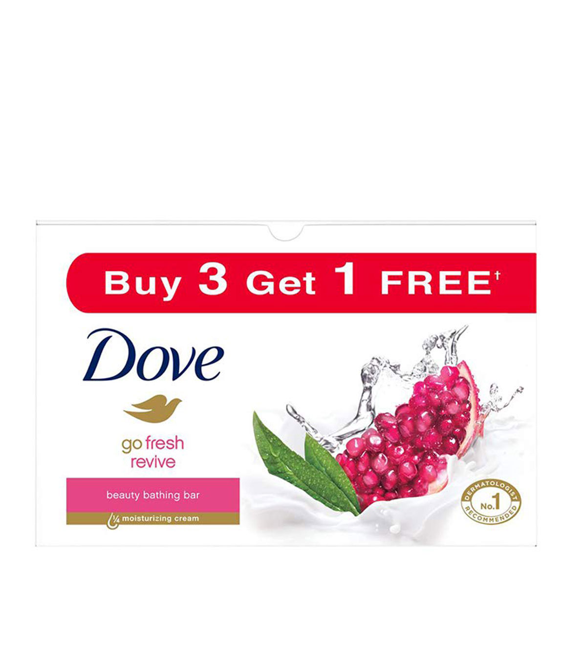 Dove Go Fresh Revive Beauty Bar 100 gm (Pack of 4)