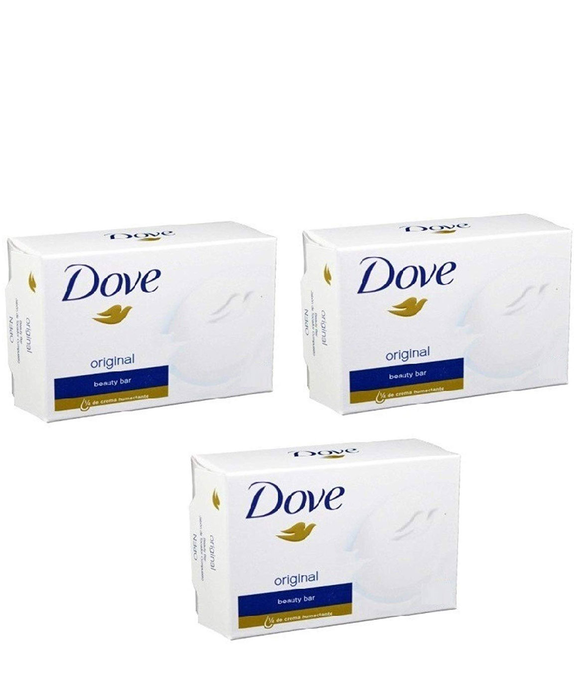 Dove Original Beauty Bar Soap, 135 gm (Pack Of 3)
