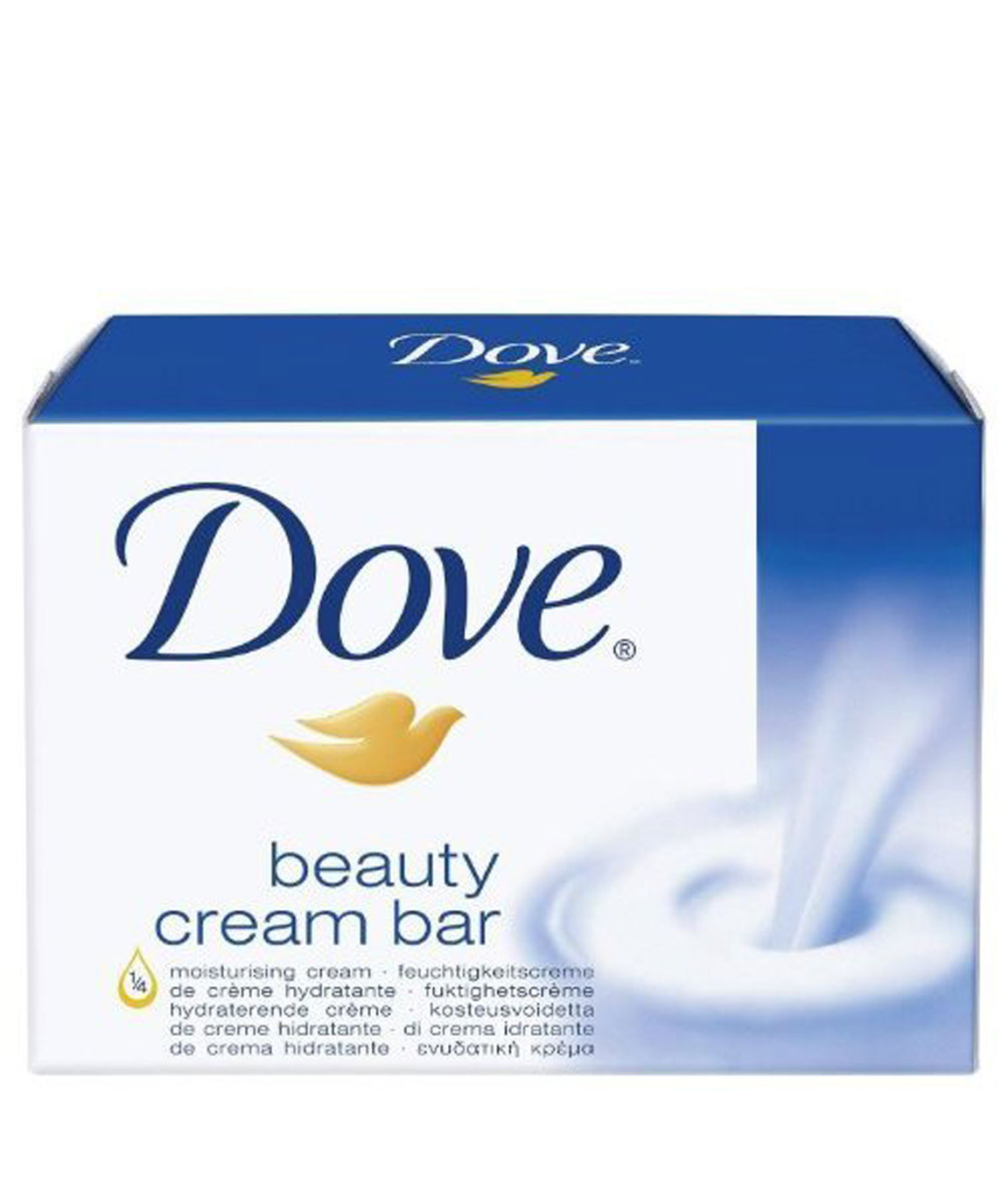 Dove Beauty Cream Bar Soap White 100gm/3.5 oz (Pack 3 bars)