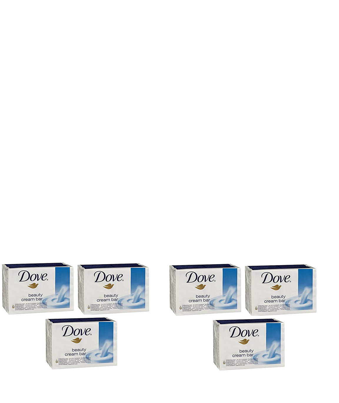 Dove Beauty Cream Bar soap 100gm(Pack of 6)