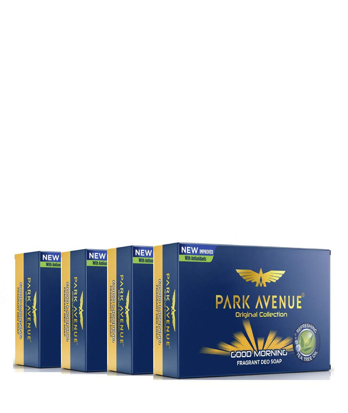 Park Avenue Good Morning Soap For Men, 125gm (BUY 3 GET 1 FREE)