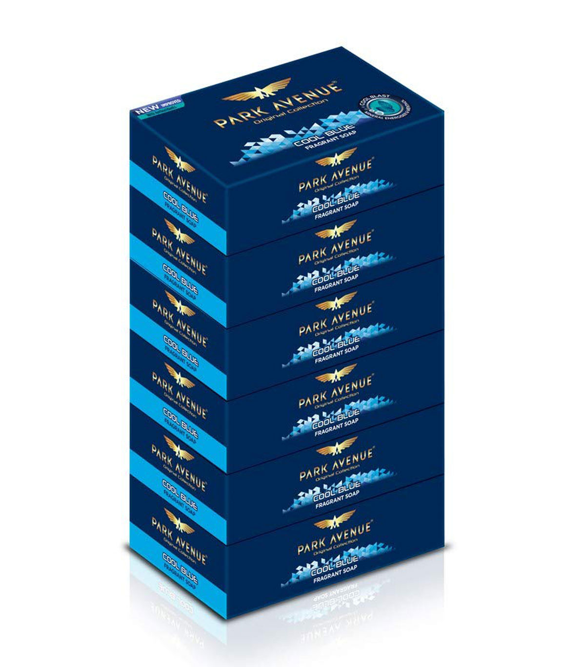 Park Avenue Soap Cool Blue, 125gm (Pack of 6)