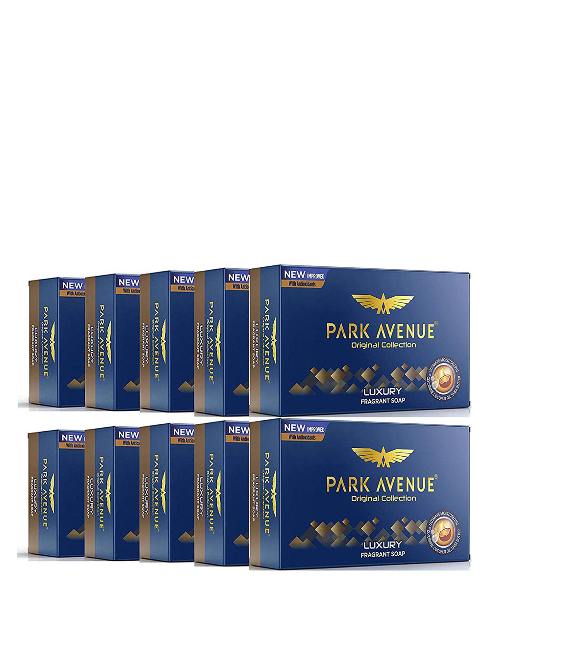 Park Avenue Luxury Fragrant Soap 125gm 10 Pack Of 10 (1250 gm, Pack of 10)