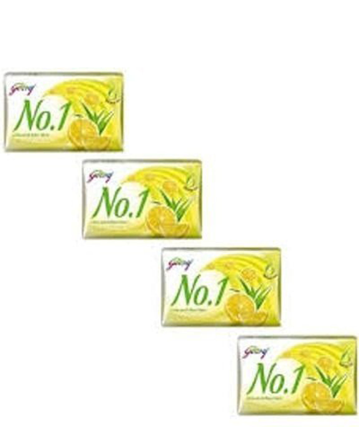 Godrej No 1 Lime and Aloe Vera Soap(4x92gm) - Pack of 2
