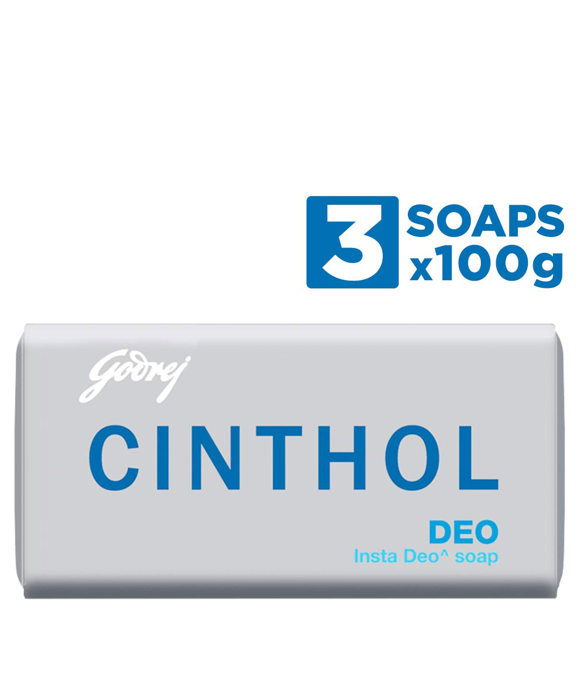 Cinthol Deo Soap, 100gm - Pack of 3