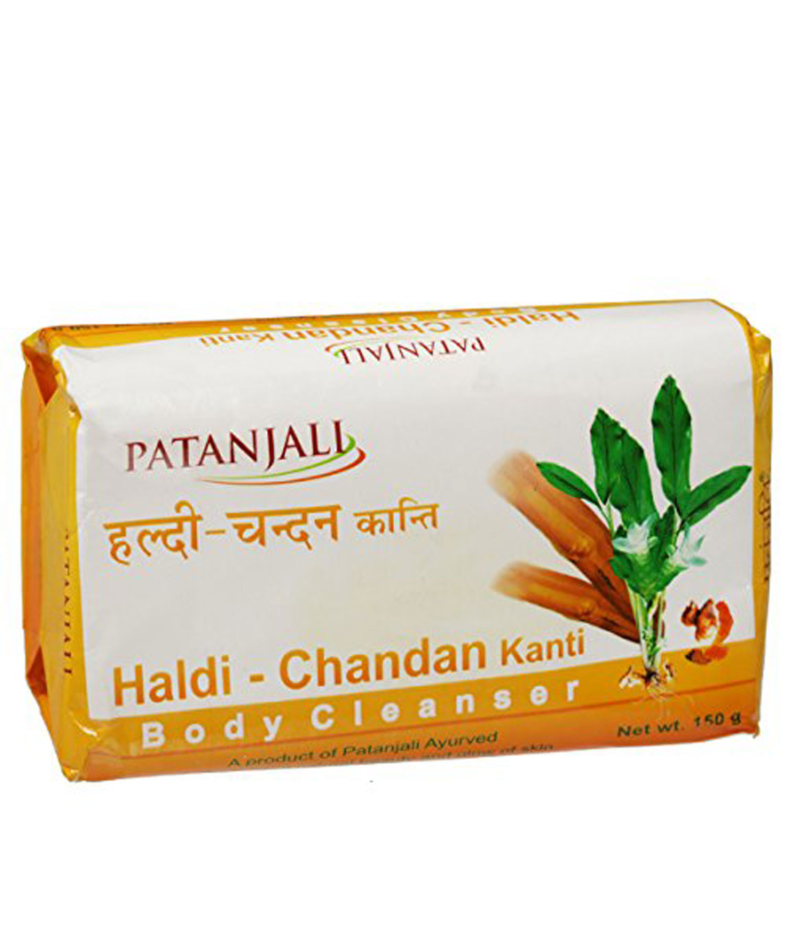 Patanjali Haldi Chandan Kanti Body Cleanser - 150 gm