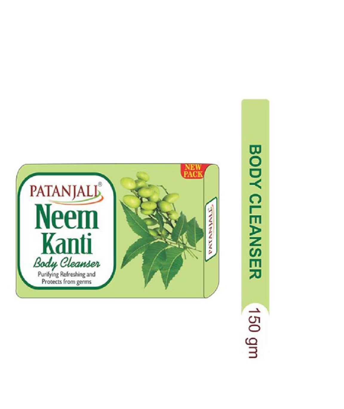 Patanjali Neem Kanti Body Cleanser Soap 150gm - Pack of 3
