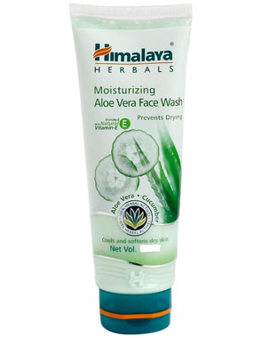 Himalaya Herbals Moisturizing Aloe Vera Face Wash Cream, 50ml