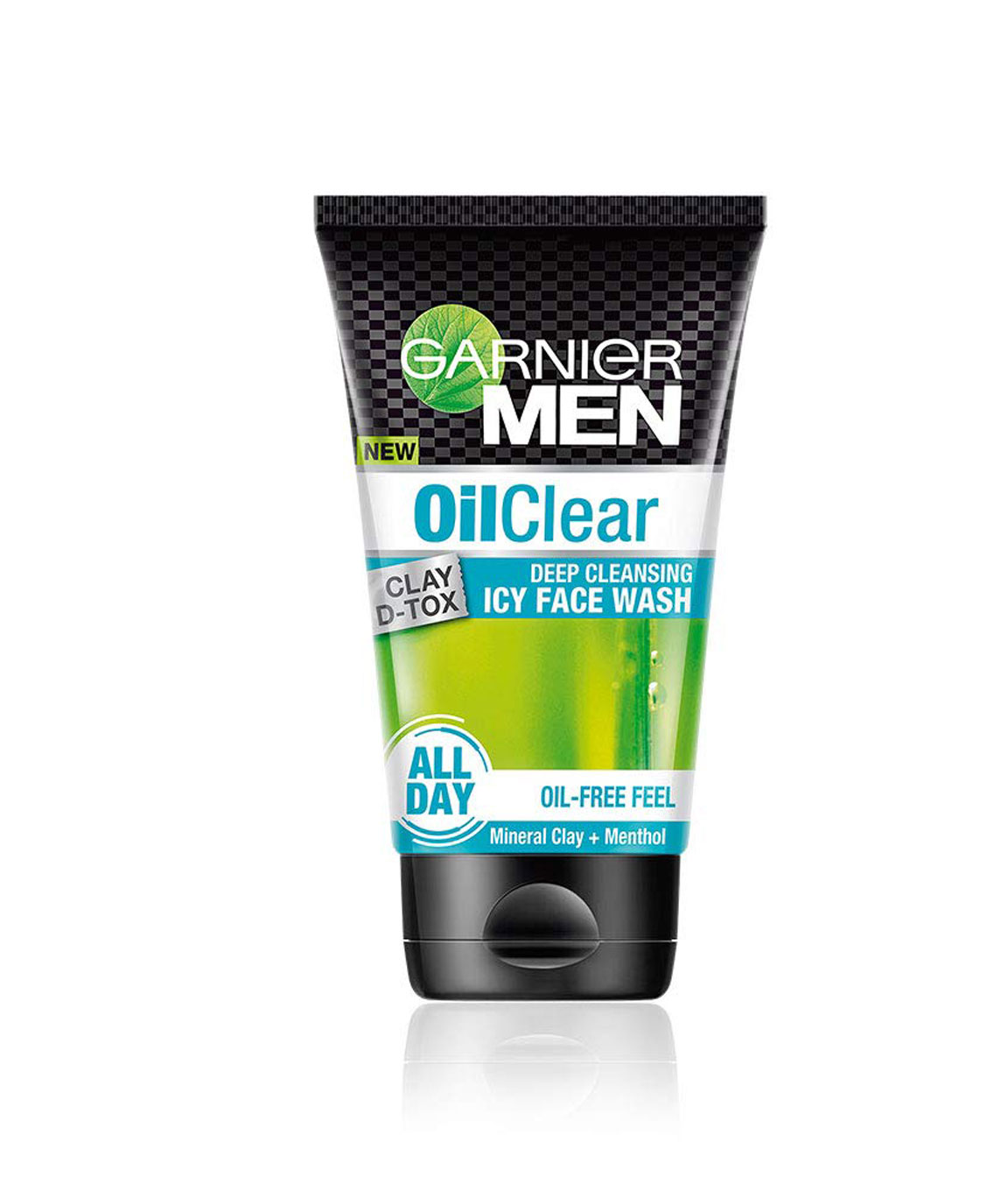 Garnier Men Oil Clear Clay D-Tox Deep Cleansing Icy Face Wash, 100gm