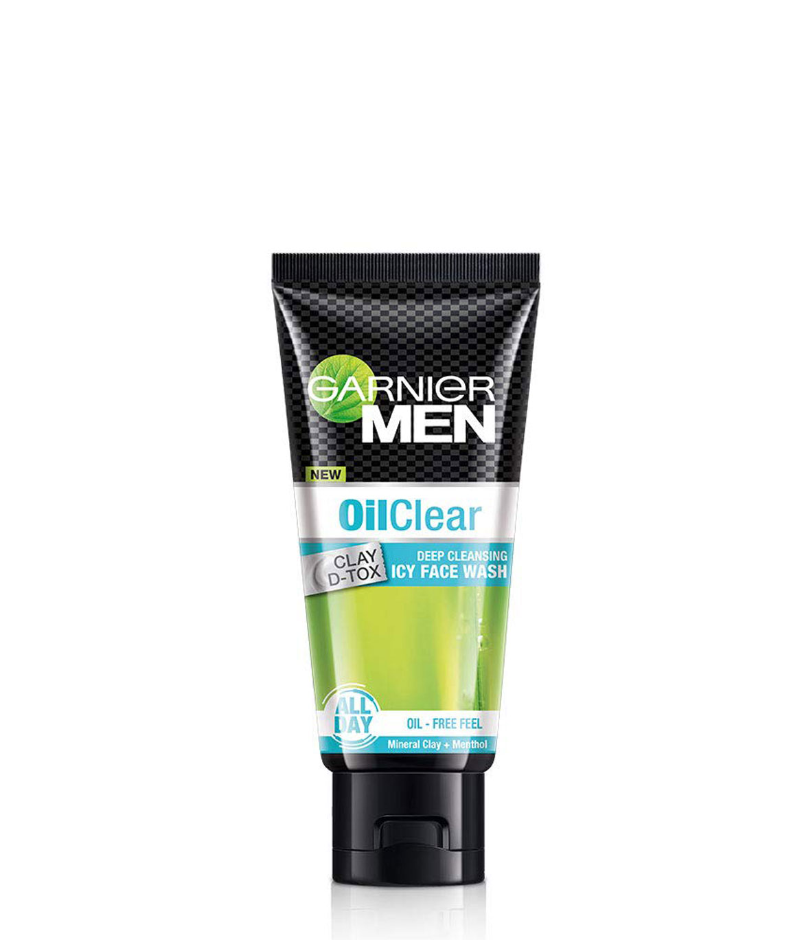 Garnier Men Oil Clear Clay D-Tox Deep Cleansing Icy Face Wash, 50gm