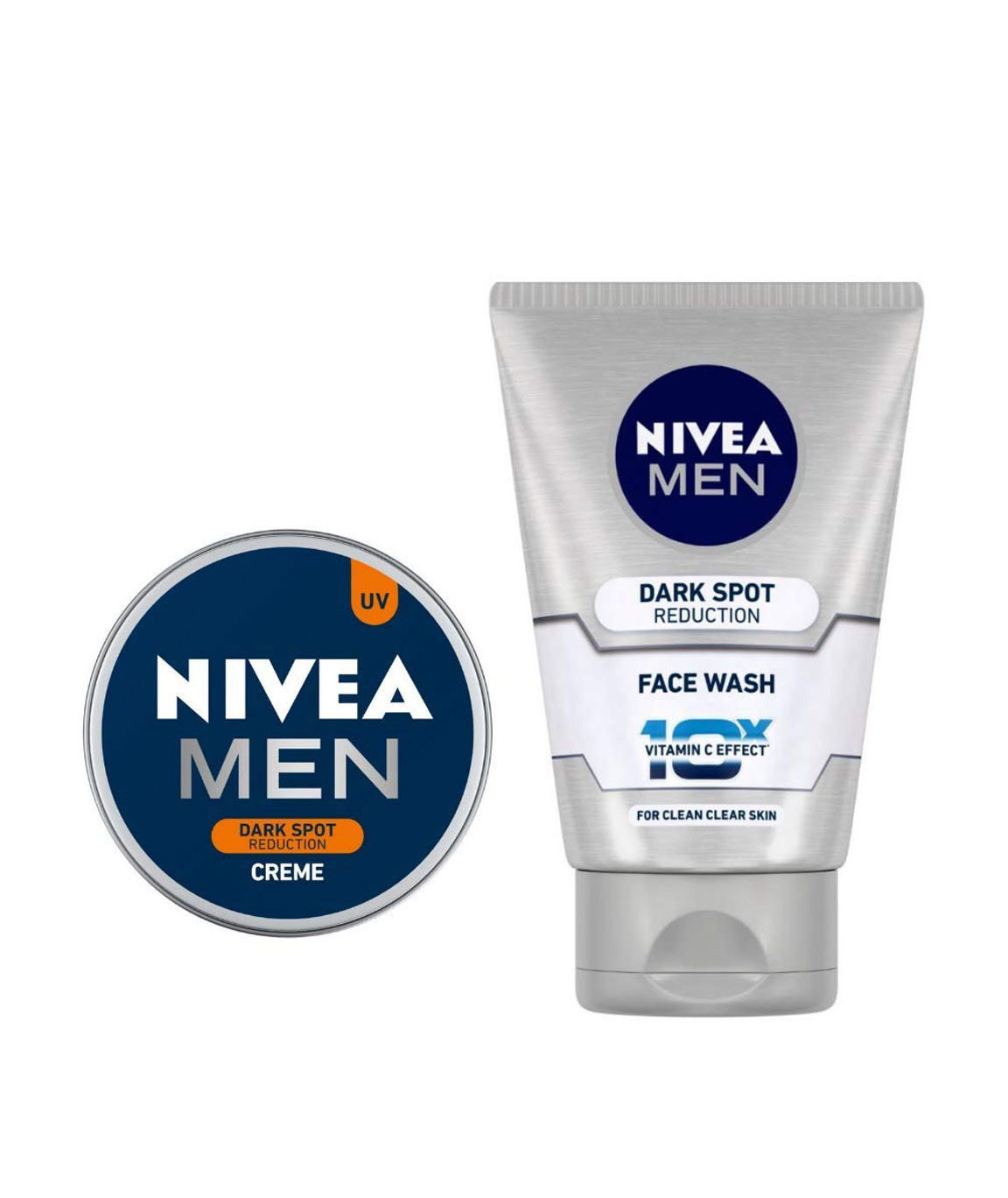 NIVEA MEN Cream, Dark Spot Reduction, 150ml and NIVEA MEN Face Wash, Dark Spot Reduction, 100ml