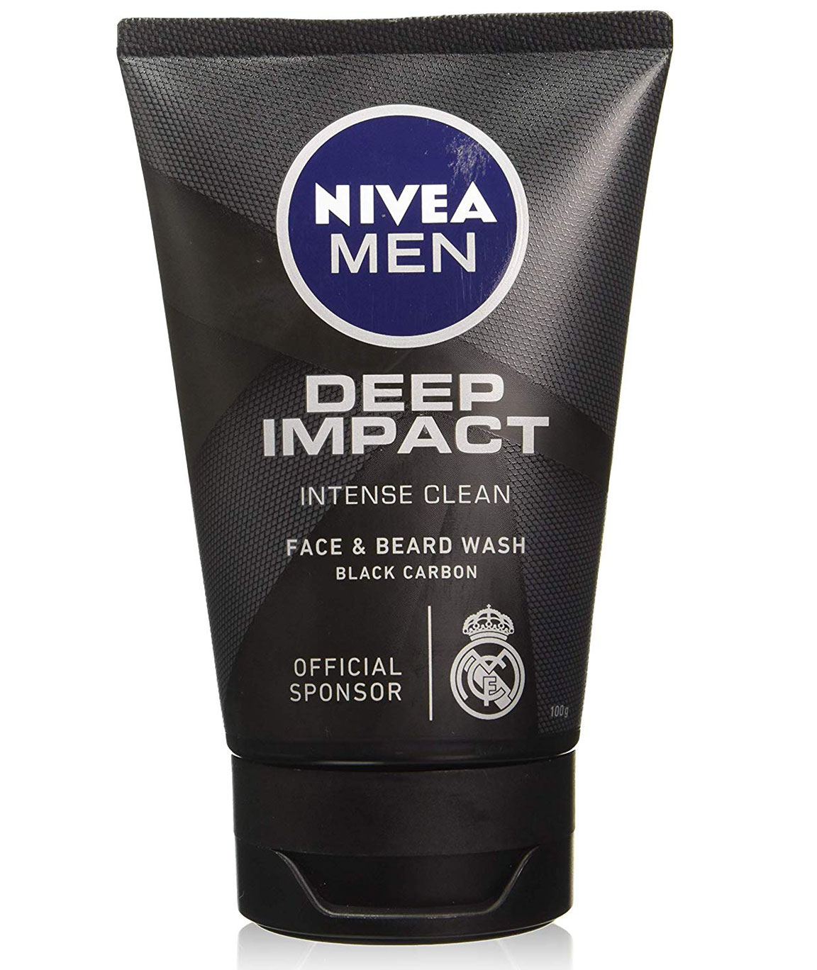 NIVEA MEN Face Wash, Deep Impact Intense Clean, 100ml