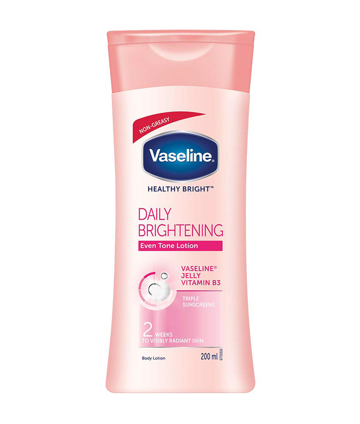 Vaseline Healthy bright daily brightening Body Lotion, 200ml