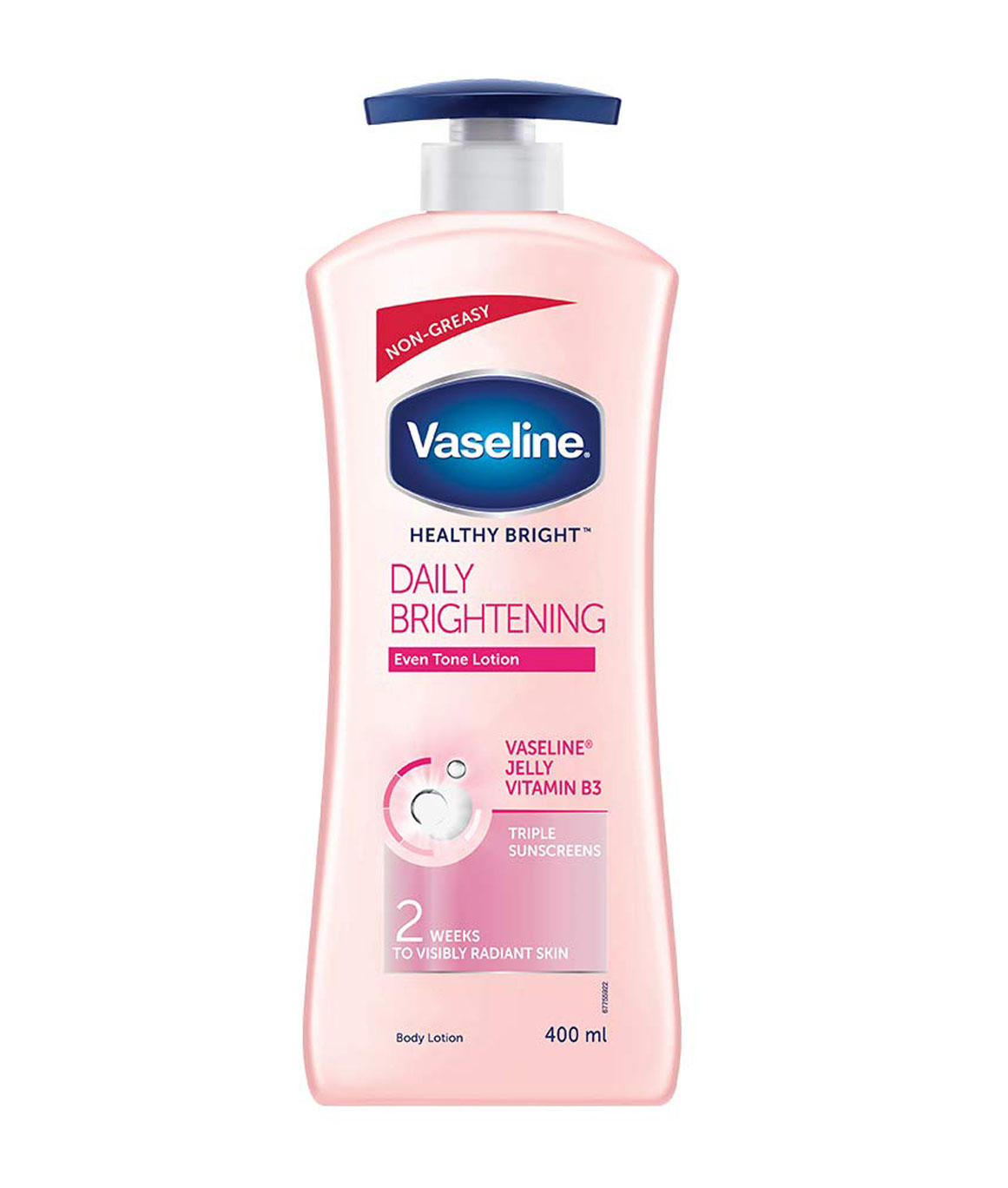 Vaseline Healthy Bright Daily Brightening Body Lotion, 400 ml