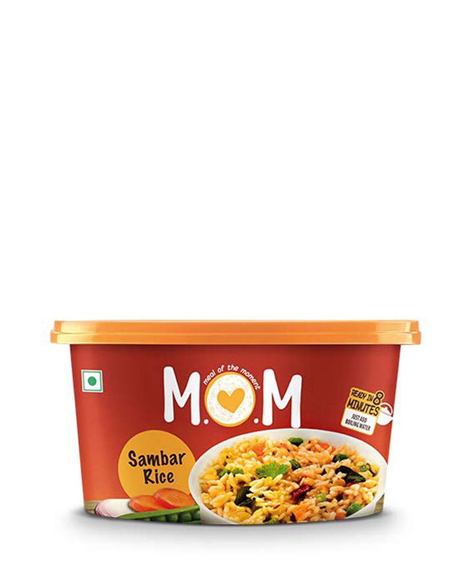 Moms Sambar Rice Tube 90gm