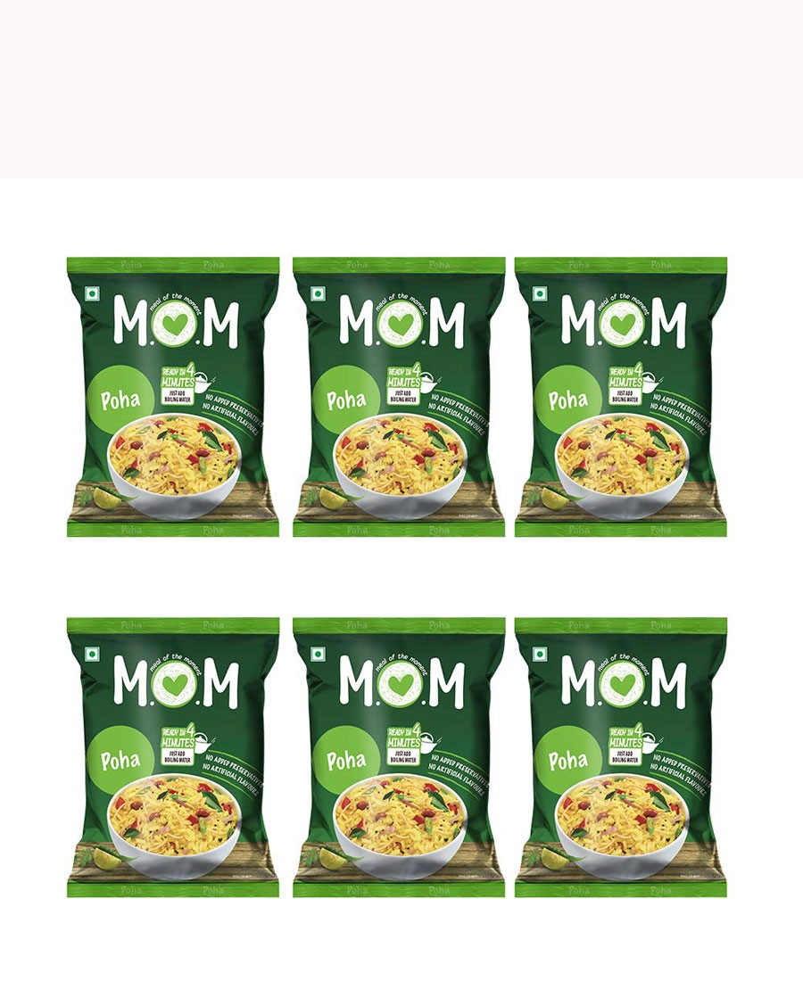 Moms Poha Pouch 80gm(pack of 6)