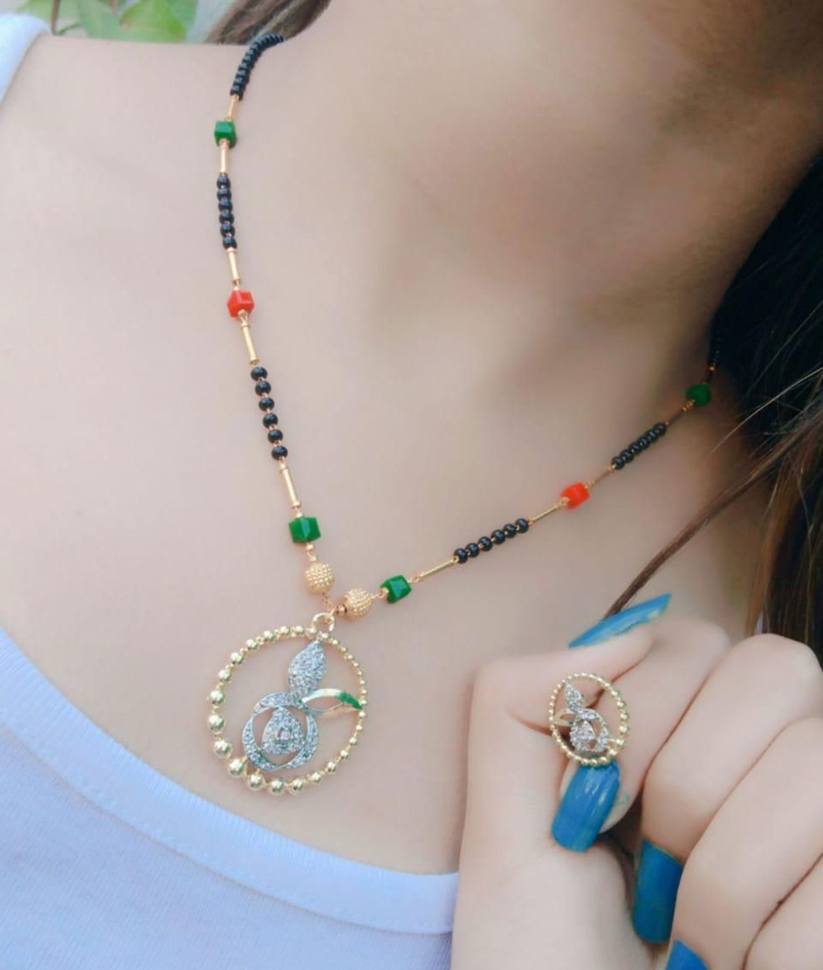 Trendy Designer Alloy Mangalsutra