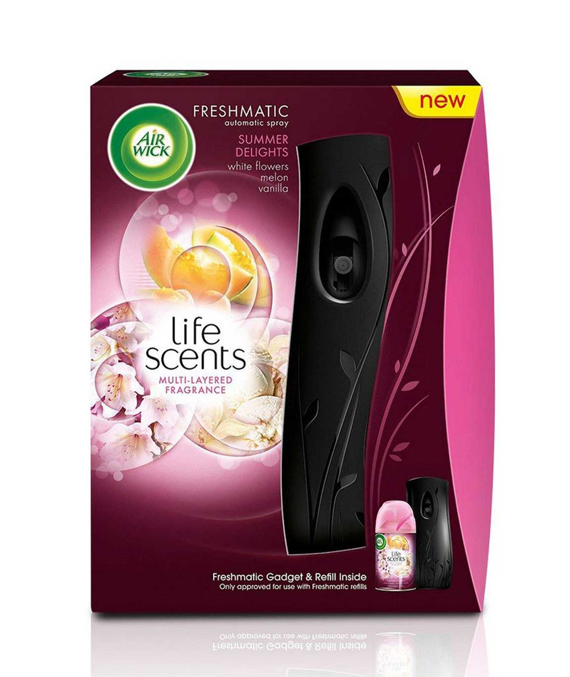 Airwick Freshmatic Complete Kit - Automatic Air Freshener - Summer Delights (250 ml)