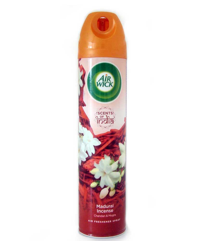 Airwick Scents of India Aerosol - 245 ml (Madurai Incense)