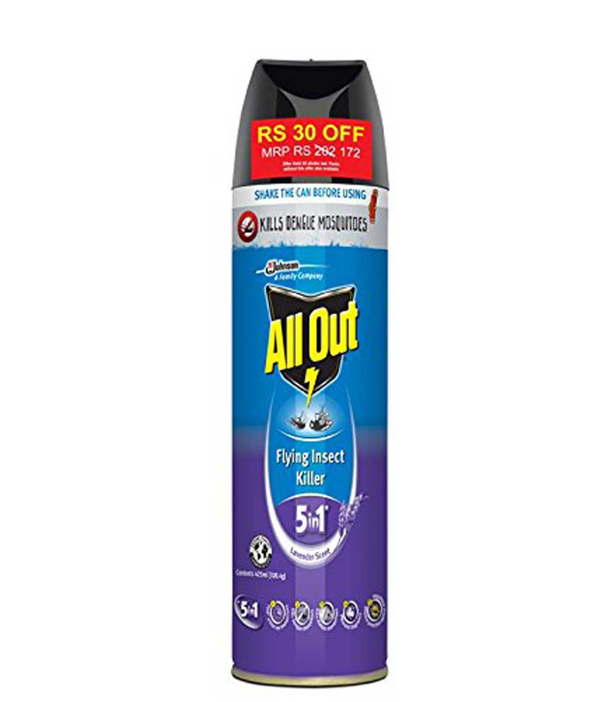 All Out Flying Insect Killer (425 ml, Blue)