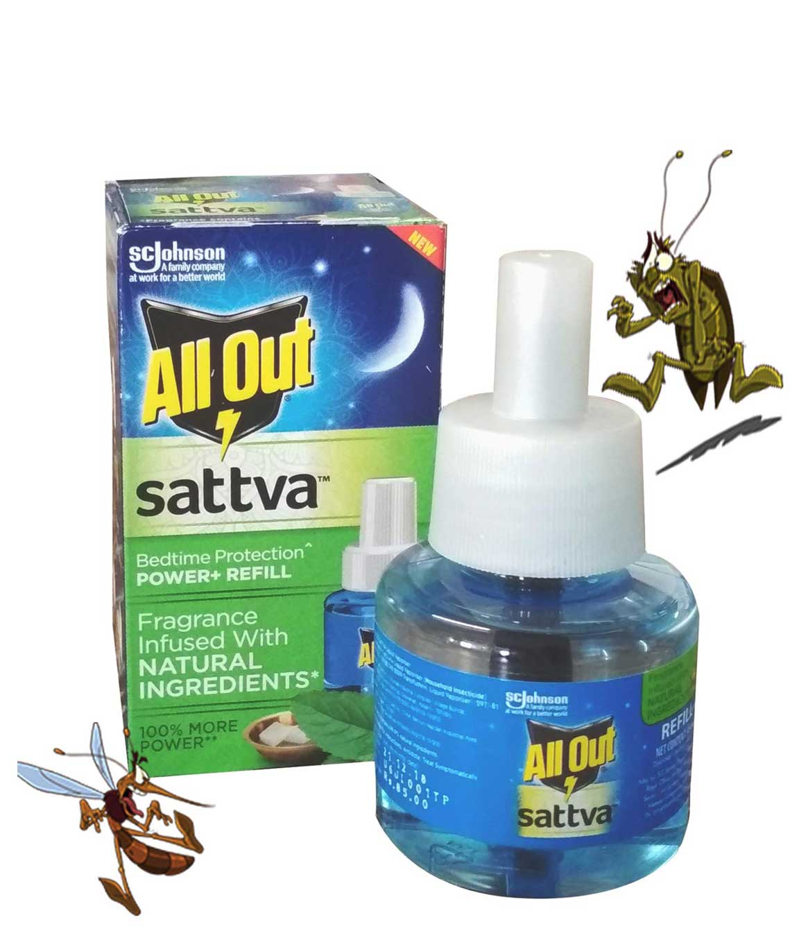 All Out Sattva Refill (Pack of 4)