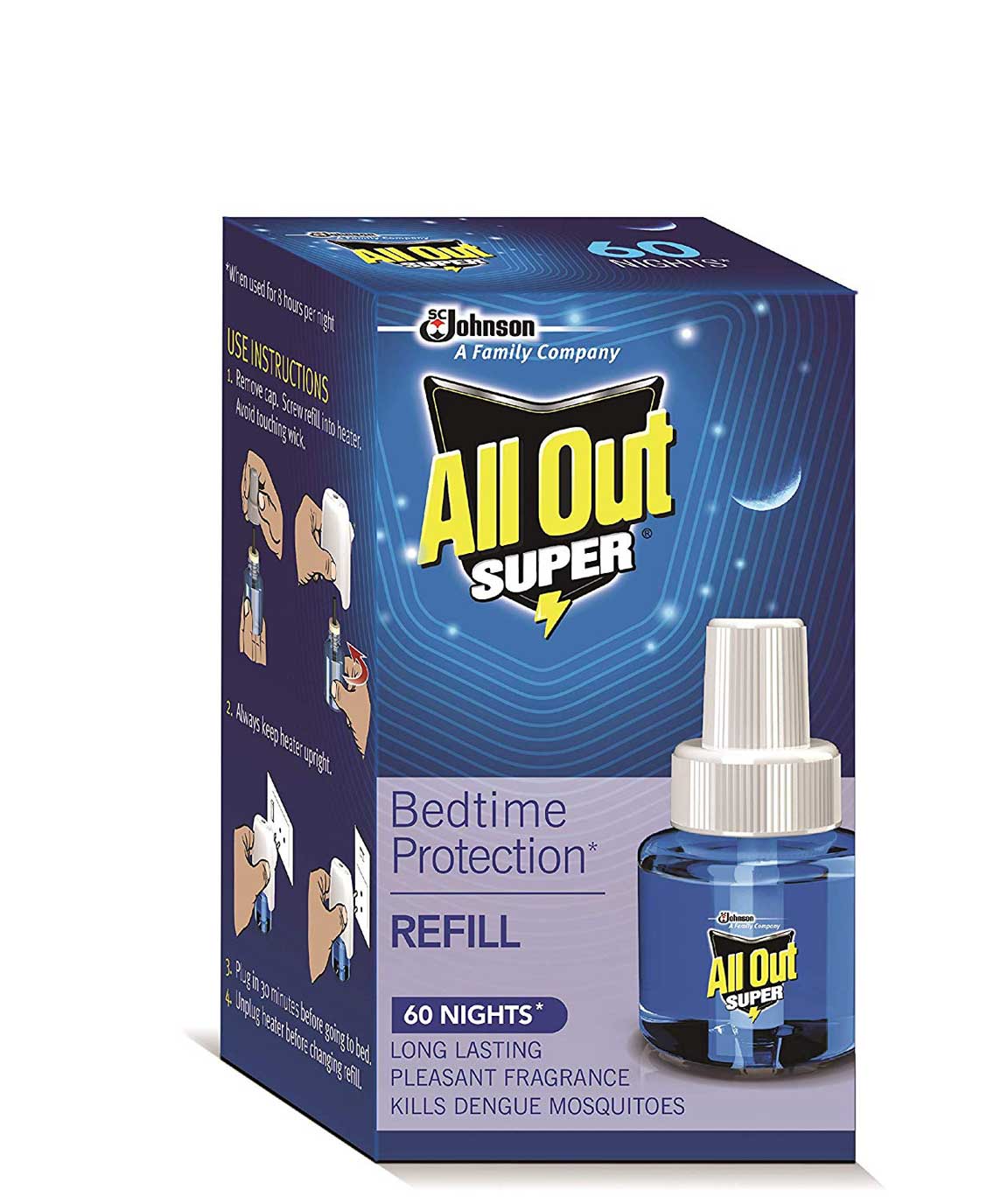 All Out Super 60 Night Refill