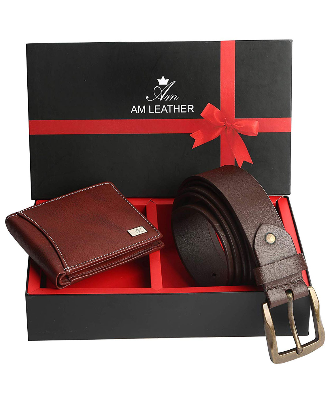 AM LEATHER Marena Style (Wallet + Belt) Combo Corporate Gift