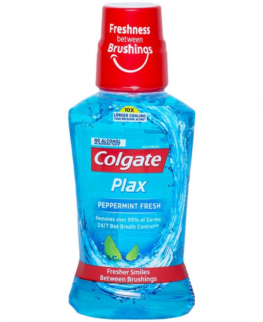 COLGATE PLAX MOUTHWASH PEPPERMINT 60  150GM