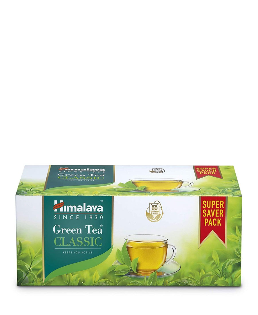 HIMALAYA  GREEN TEA LEMON 60 BAGS