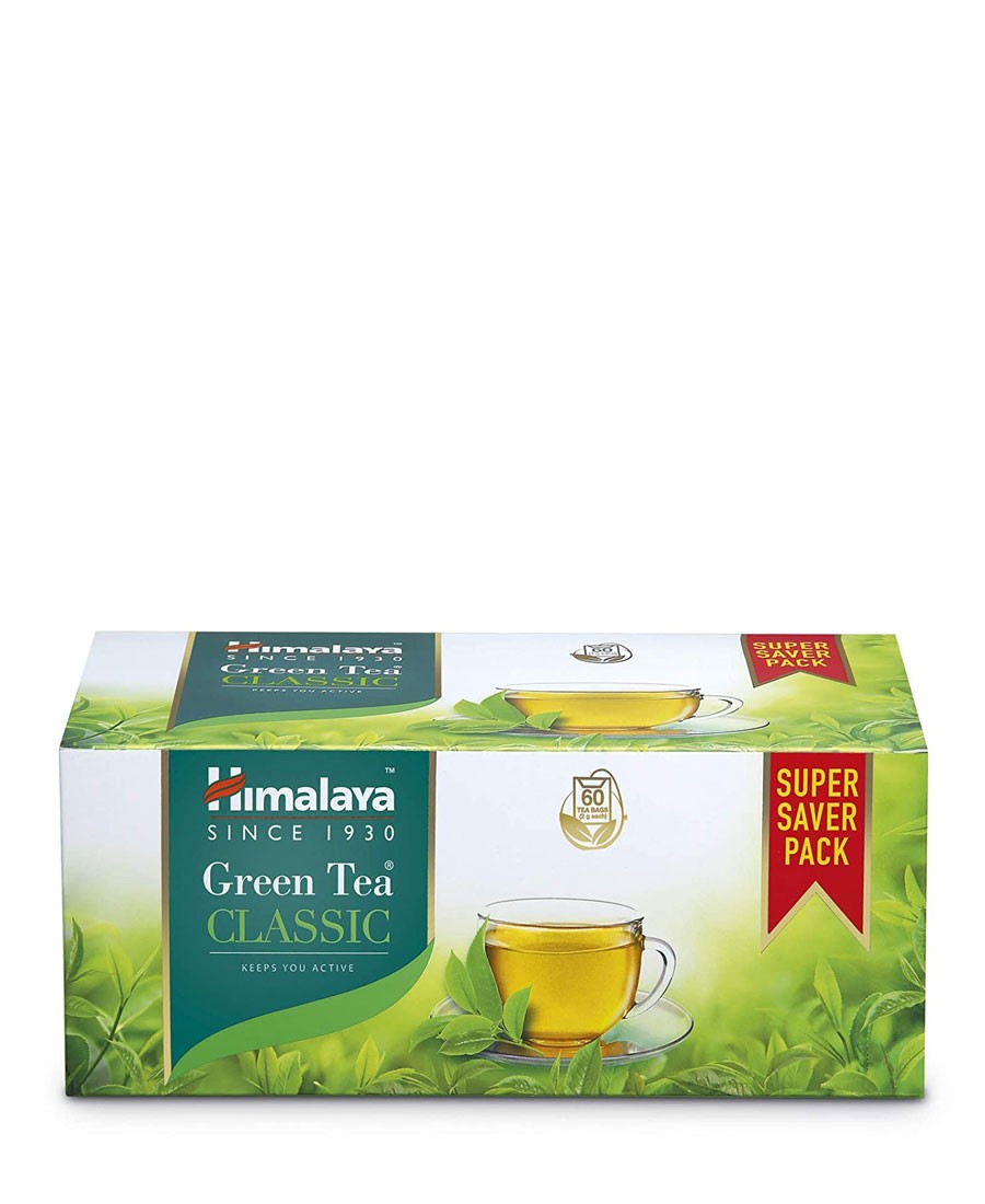HIMALAYA GREEN TEA GINGER 60 BAGS