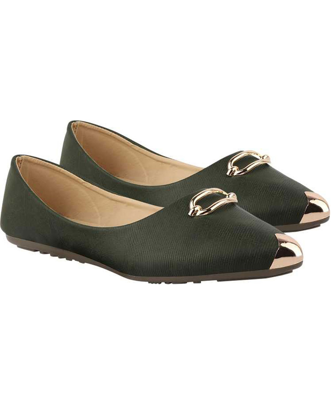 BELLY-TOE BELLIES FOR WOMEN (DARK GREEN)