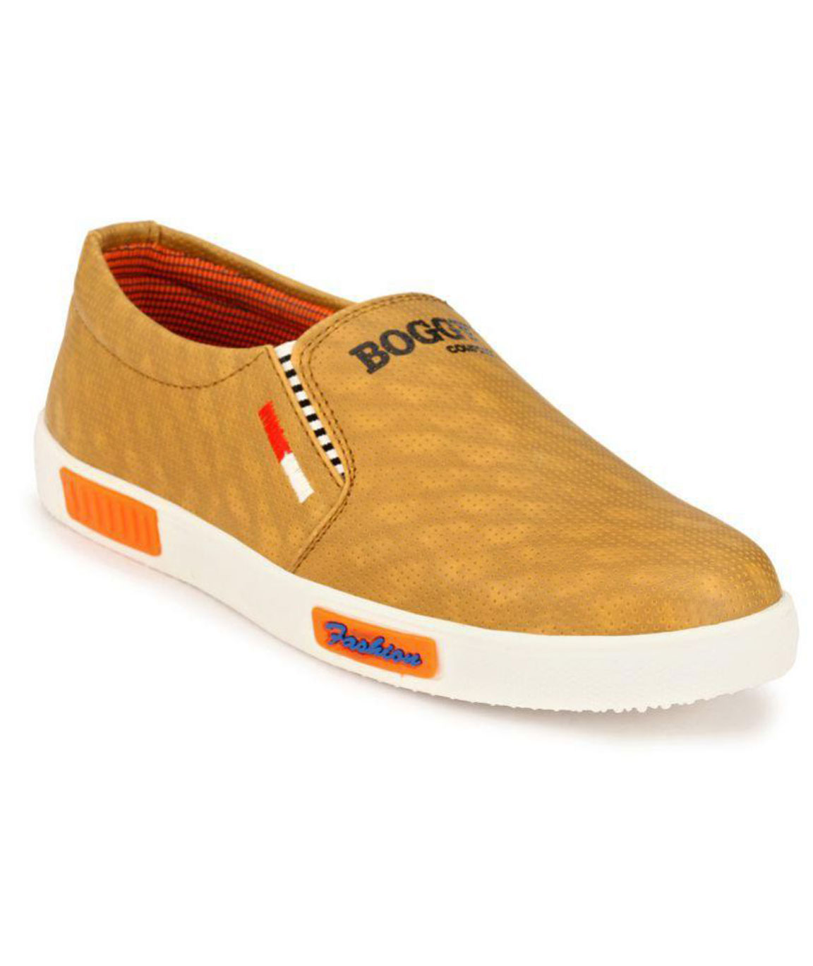Boggy Confort Tan Sneakers Casual Shoes