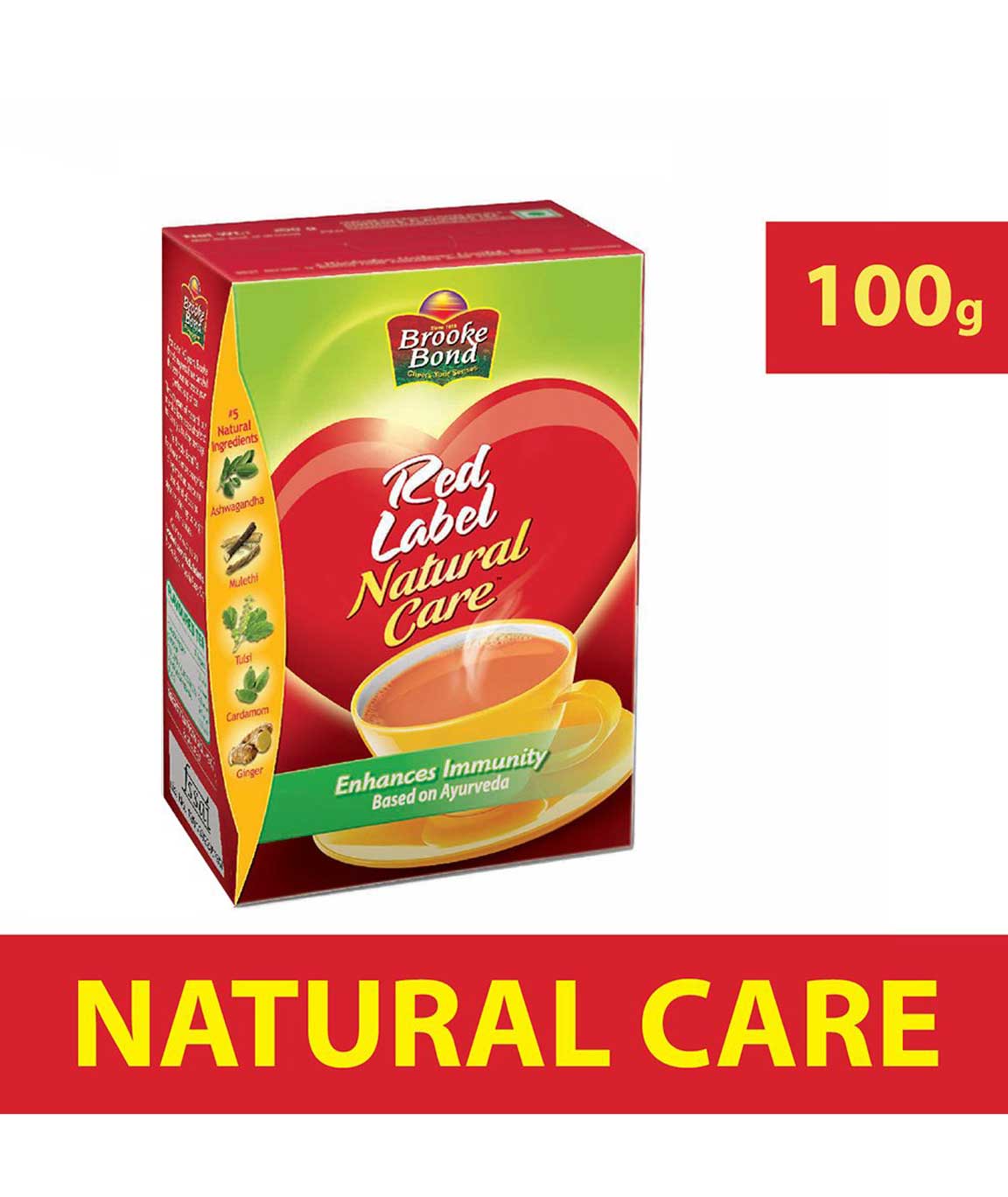 Brooke Bond, Red Label Natural Care Tea, 100g